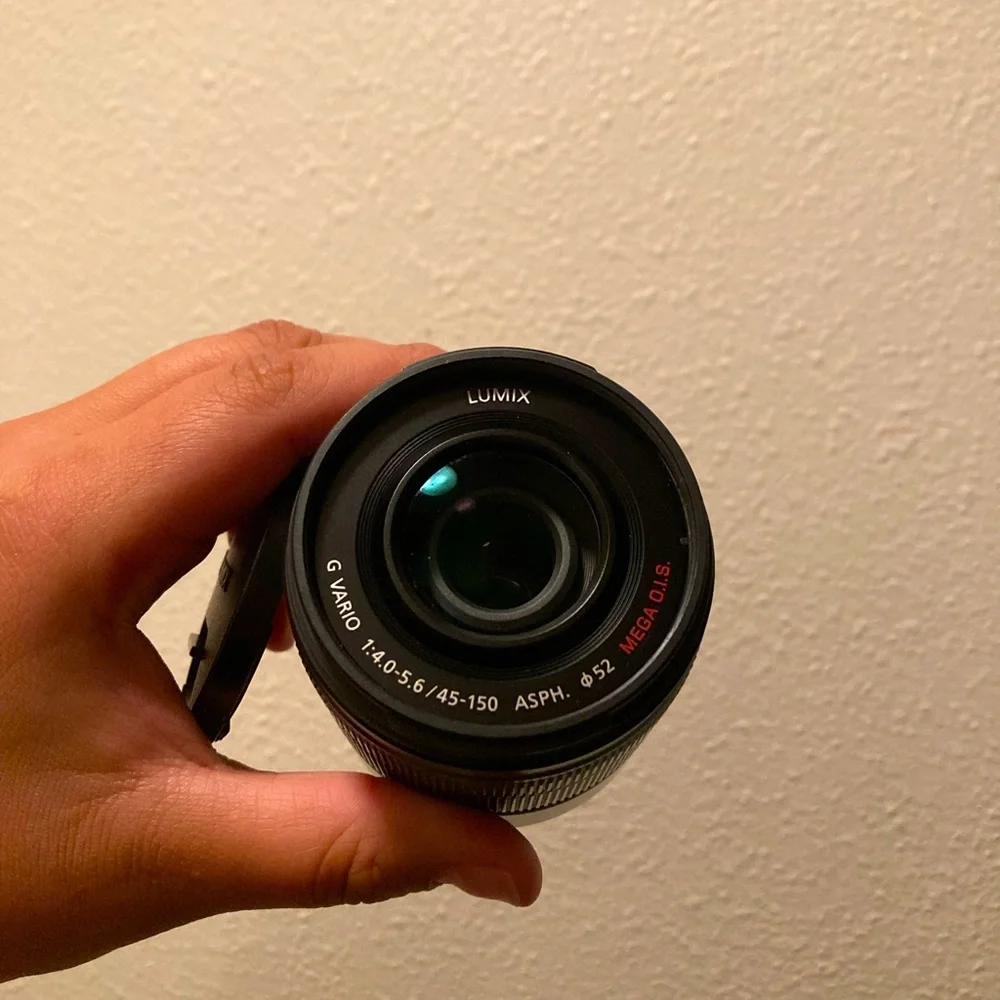 LUMIX G lens 45-150 with Optimal Stabalizer